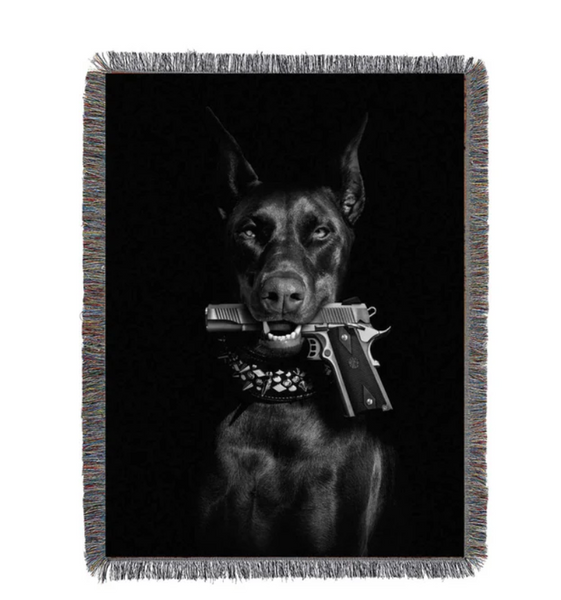 DOBERMAN WALL TAPESTRY BLANKET – Saved by Saints